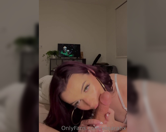 Sarah aka Xosarahx OnlyFans - I got some cum inside me guys i filmed this one with an external mic (won’t be doing that again) a