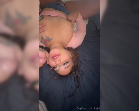 China Jai aka Chinajai OnlyFans - You like watching me suck his big, thick dick in this angle