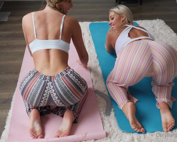 Kayla Jade East aka Kaylaeast OnlyFans - YOGA BUDDIES my girlfriend and I were practicing our yoga poses together When I tried to correct he