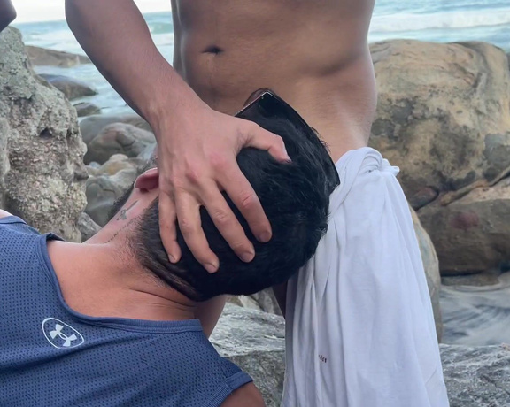 Alejo Ospina aka Aospinad OnlyFans - I never though nude beaches could be this wild wish i could have recorded more but some of them did