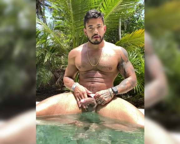 Alejo Ospina aka Aospinad OnlyFans - Fun in the pool Part 1