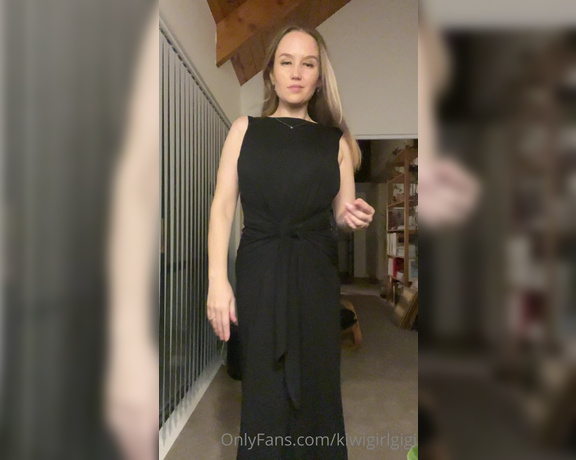 Gigi Miller aka Kiwigirlgigi OnlyFans - I was too emotionally drained & busy with family today to take nudes  but this is a new black dress