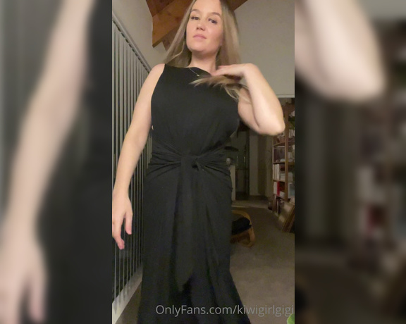 Gigi Miller aka Kiwigirlgigi OnlyFans - I was too emotionally drained & busy with family today to take nudes  but this is a new black dress