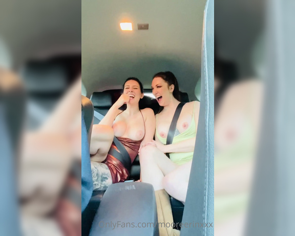 ErinMoore OnlyFans aka Mooreerinxxx Porn - Me and @cicianders get a ride and proceed to entertain the driver