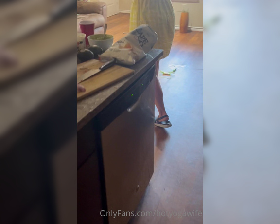 Hotyogawife OnlyFans - We had a handy man fixing something in our place yesterday…hubby challenged me to get naked and walk