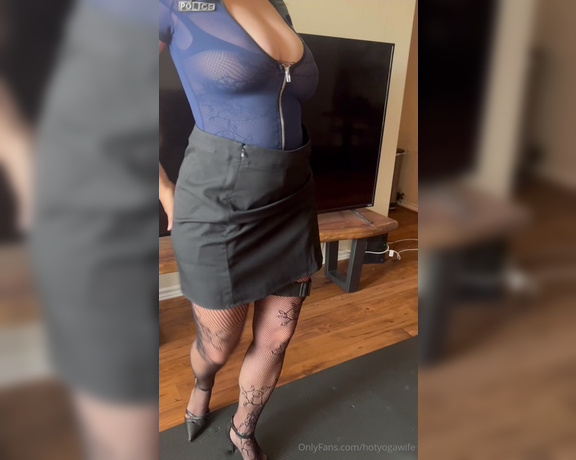 Hotyogawife OnlyFans - Being a bad cop but also a good girl