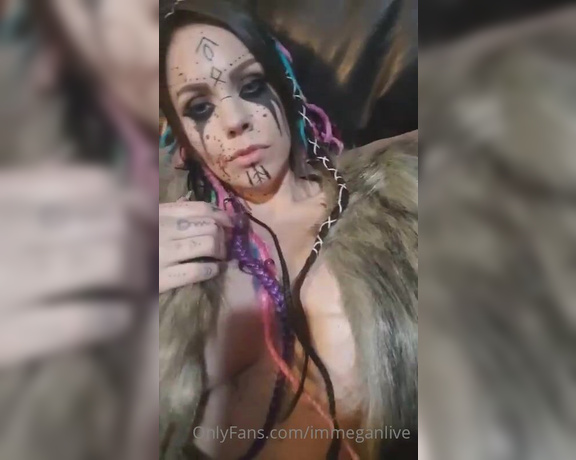 Immeganlive OnlyFans - Halloween month!  The Naughty Vikings!