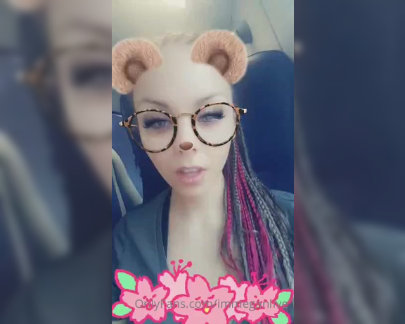 Immeganlive OnlyFans - Licking my tits  while on the train