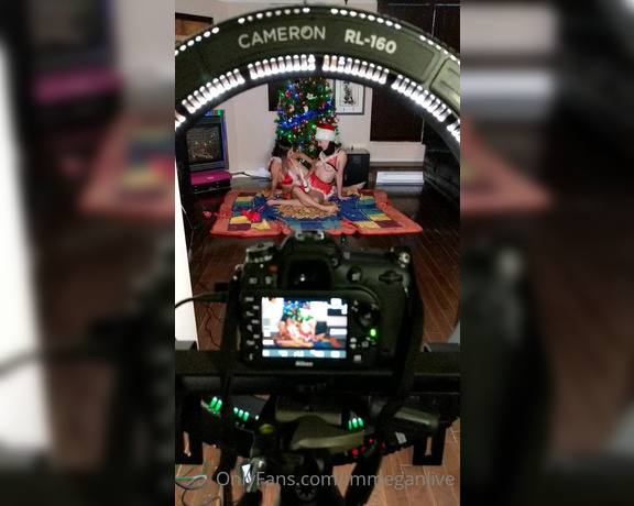 Immeganlive OnlyFans - A little bit of Exclusive Girl Girl Behind the Scenes Christmas fun ) @clara dee