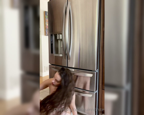 Quinn Finite aka Quinnfinite OnlyFans - Time for a lil break from my kitchen labor  )