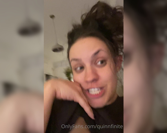 Quinn Finite aka Quinnfinite OnlyFans - A 3am horny horny porn ramble Yeah I’m gonna go masturbate some more goodnight! WAIT I HAVE A QUESTI