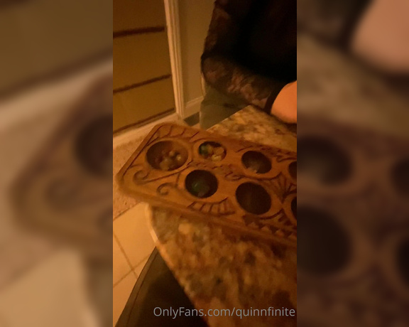 Quinn Finite aka Quinnfinite OnlyFans - Can’t play Mancala without a nice vaginal buzz