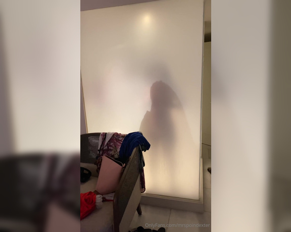 Mrs Poindexter aka Mrspoindexter OnlyFans - You come to your friend’s house and his mom is taking a shower You can’t help it and take out your