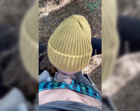Eatpraydong OnlyFans - It was a perfect day to get fucked out in the woods We were on a short hike when we decided to 2