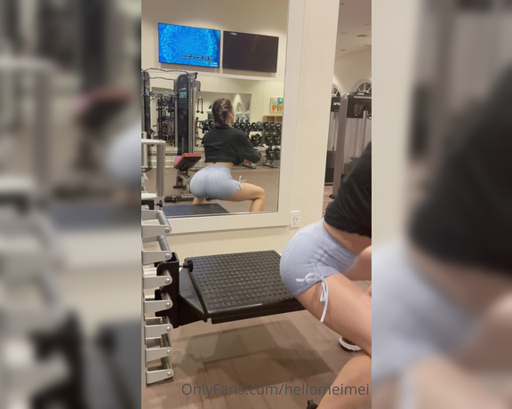 Mei Minato aka Hellomeimei OnlyFans - Idk if you guys care to see this, but my friend offered to film me doing some quick squats should