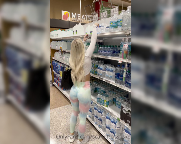 Scarlet aka Scarlettkissesxo OnlyFans - NEW BG TONIGHT I needed some help at the grocery store today… thankfully this guy Ryan @ryan0484 was