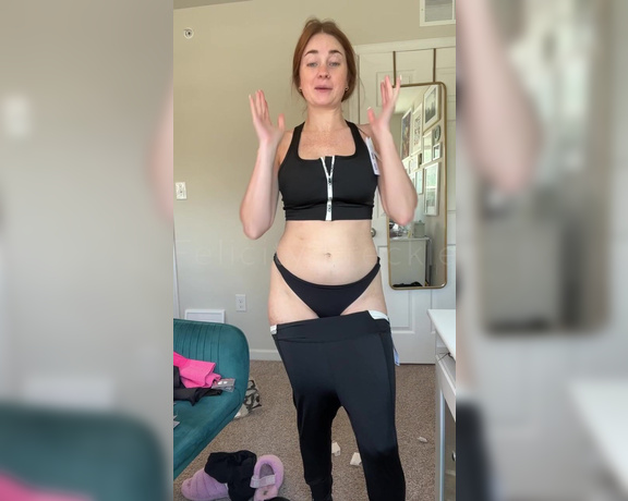 Felicity Freckle aka Felicity_freckle OnlyFans - Workout cloths try on haul! Kinda a fail tbh but let me know your favs