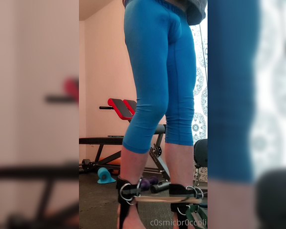 Cosmicbroccoli OnlyFans - I could watch Aiden workout in spandex for hours and Im pretty sure he was enjoying being watched 2