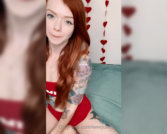 Weejulietots OnlyFans - Be mine Can you tell I get off on teasing you all