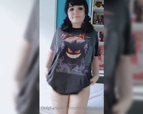 Imcherryblossom OnlyFans - Striping my Gengar shirt