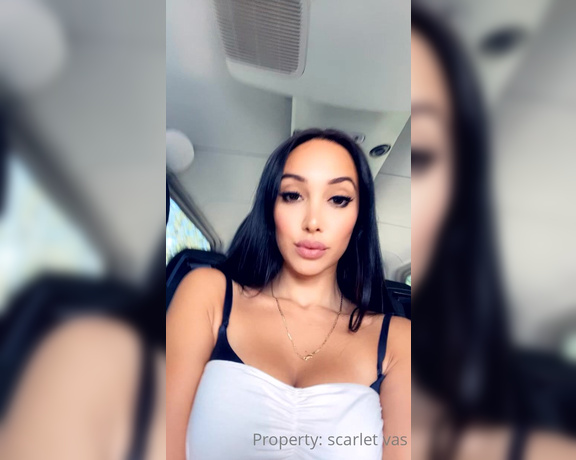 Scarlet Silva aka Scarletsilva OnlyFans - In a sprinter van all alone on the way to an event  mmm I’m feeling naughty DM me what I sh