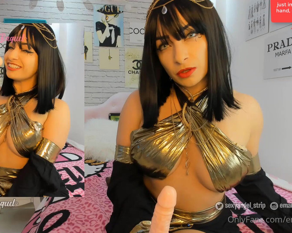 Emanuelly Raquel aka Emanuellyraquel OnlyFans - Cleopatra cosplay ASMR INTENSE AND ANAL SEX