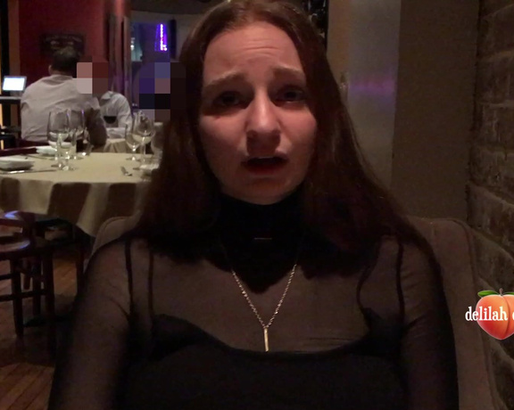 Delilah Cass Public Masturbation In Fancy Restaurant