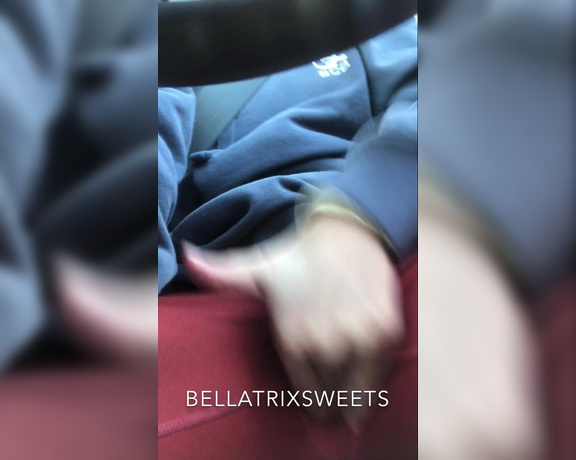 Bellatrixsweets Public Car Masturbation