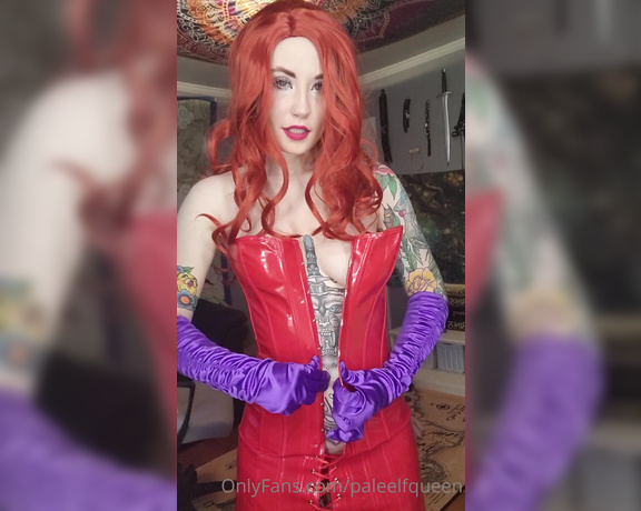 Lainabearrknee OnlyFans - Jessica Rabbit Stips for her Hunny Bunnies