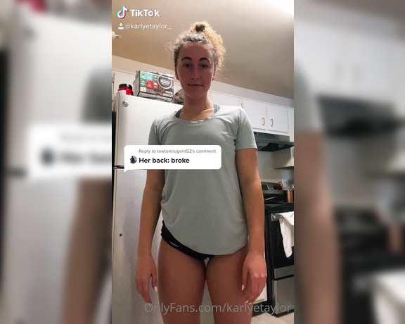 Karlye Taylor aka Karlyetaylor OnlyFans - Welp tik tok deleted app of these so here you go babes 3