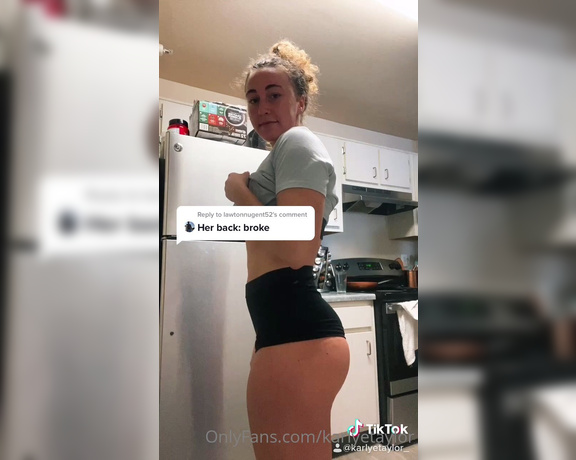 Karlye Taylor aka Karlyetaylor OnlyFans - Welp tik tok deleted app of these so here you go babes 3