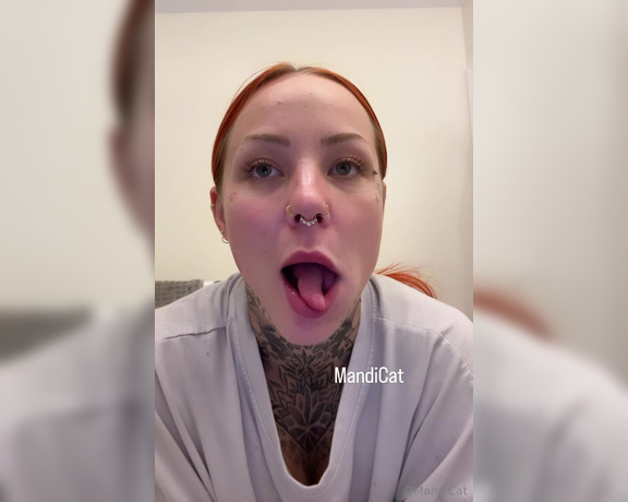 Mandicat OnlyFans - Practicing with my new tongue still have to concentrate super hard to use it separately but progre