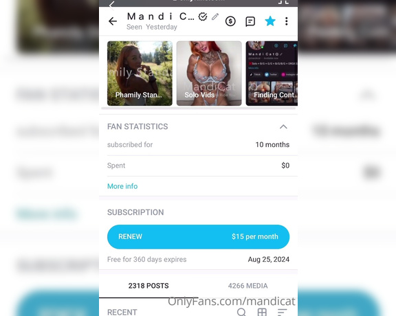 Mandicat OnlyFans - How to find all of the FREE content!