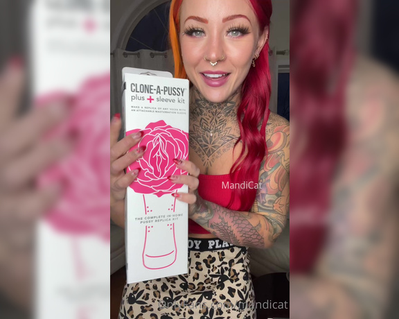 Mandicat OnlyFans - Okay I couldn’t help myself Clone a pussy update I ended the video after this because I needed ass