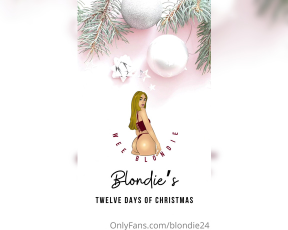 Blondie24 OnlyFans - On the third day of Christmas Blondie gave to me… A video of her squeezing her tits x