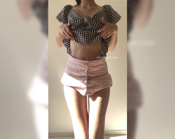 Mylittlechar OnlyFans- Flashing on my cute daily outfit #clothes #shortvideo