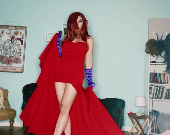 Overlairbee OnlyFans- More Jessica! Here’s a sexy little striptease, Jessica Rabbit style Wanna be my honey bunny Tip $3