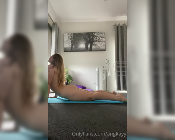 Ange aka Yourgirlange OnlyFans - Morning stretches
