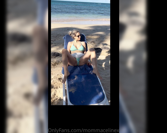 Celine VIP aka Mommacelinex OnlyFans - Everything is better at the beach Cum now
