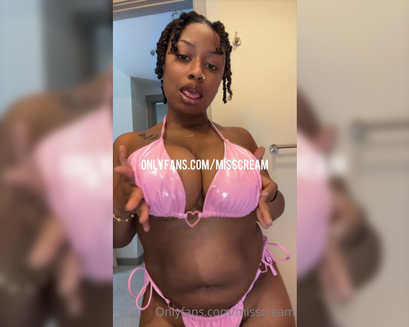 Cream aka Misscream OnlyFans - Wet tiddy tuesday