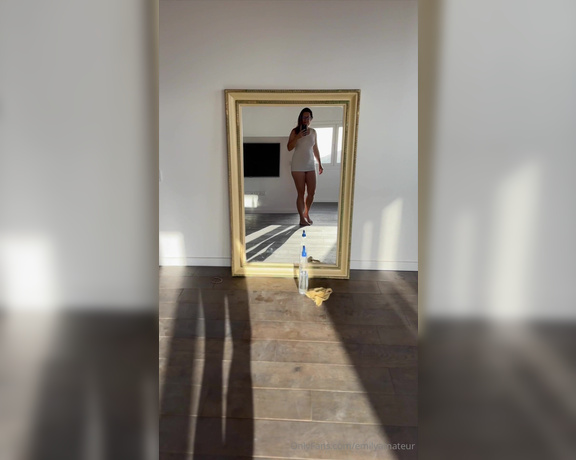 Emilyamateur OnlyFans - Can’t wait to lay down and watch myself play with my cat in that mirror