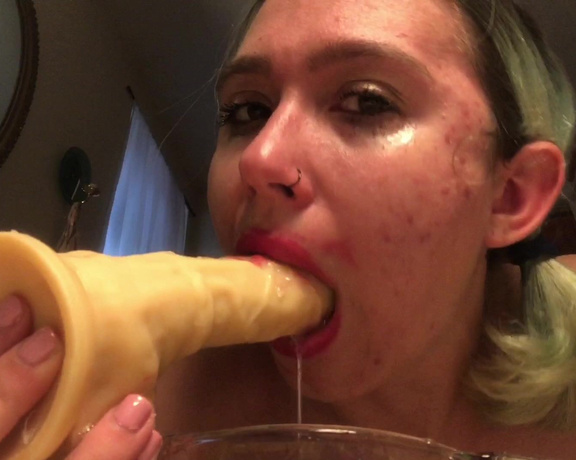 Bellatrixsweets Sloppy Slut Begs For Daddys Cum