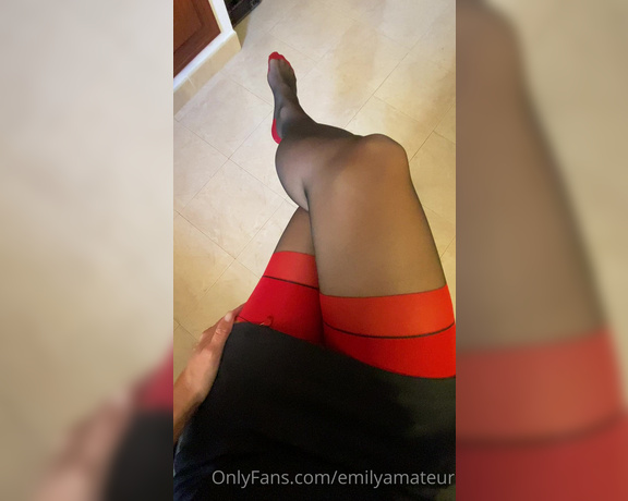 Emilyamateur OnlyFans - Wearing this for one of my stockings and suspenders fans on cam We had a great time