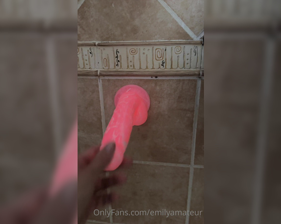 Emilyamateur OnlyFans - Just wanted to test the suction cup, because I bought this one especially because it said extra stro