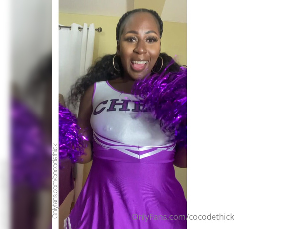 K_high_lah aka Cocodethick OnlyFans - Can I be your cheerleader