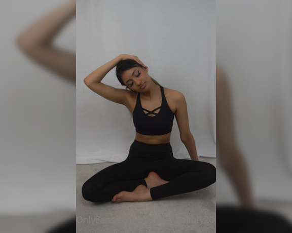 Kayla Kapoor aka Innocentbeauty2000 OnlyFans - Something a little different for this weeks Monday video  watch me do some yoga and strip (dont
