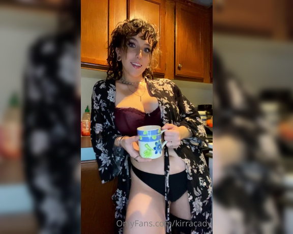 Kirra Cady aka Kirracady OnlyFans - Making a mess in the kitchen