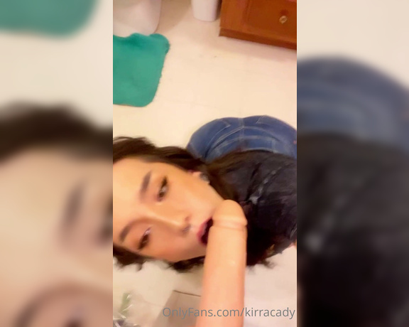 Kirra Cady aka Kirracady OnlyFans - Good Morning! Heres a 5 min POV Doc Johnson BJ now put your cock in your hand and lets play prete