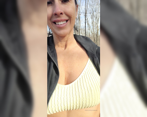 Laurenthegaqueen OnlyFans - Quick flash while walking the dogs