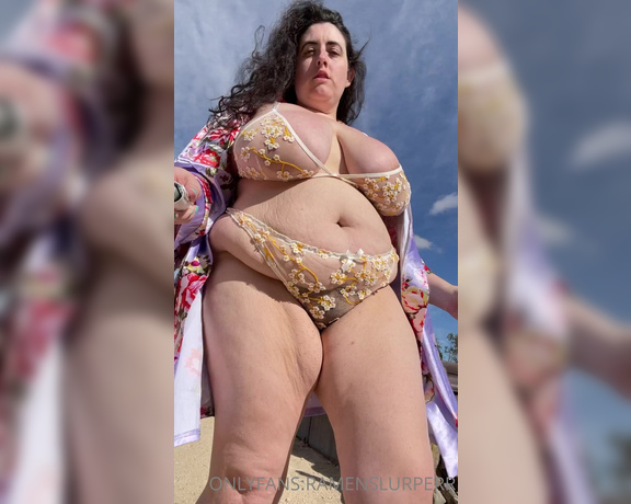 Marie Sweets BBW aka Ramenslurperr OnlyFans - Just a little walk around